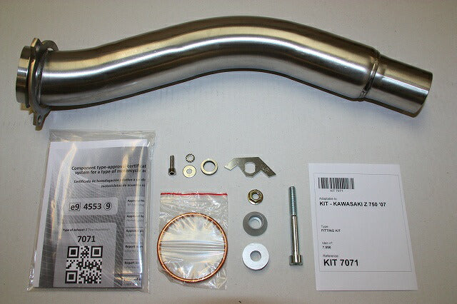 IXIL イクシル スリップオン マフラー XOVS ブラックHTペイント 393 mm 2.1 kg 1本 Z750S/R ZR750L