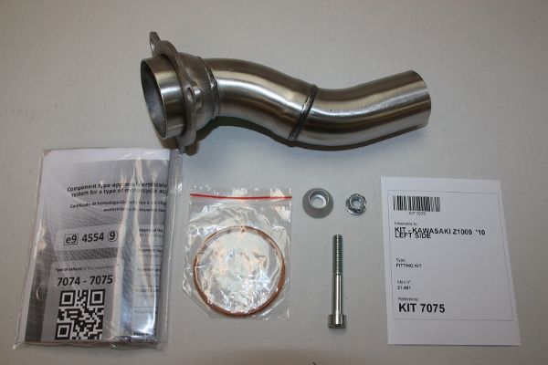 IXIL イクシル スリップオン 左右2本出し マフラー VTI チタニウム 393 mm 1.5 kg 2本 Z1000