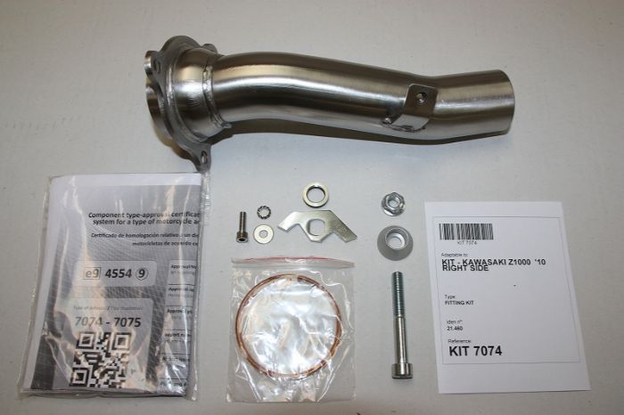 IXIL イクシル スリップオン 左右2本出し マフラー XOVS ブラックHTペイント 393 mm 2.1 kg 2本 Z1000