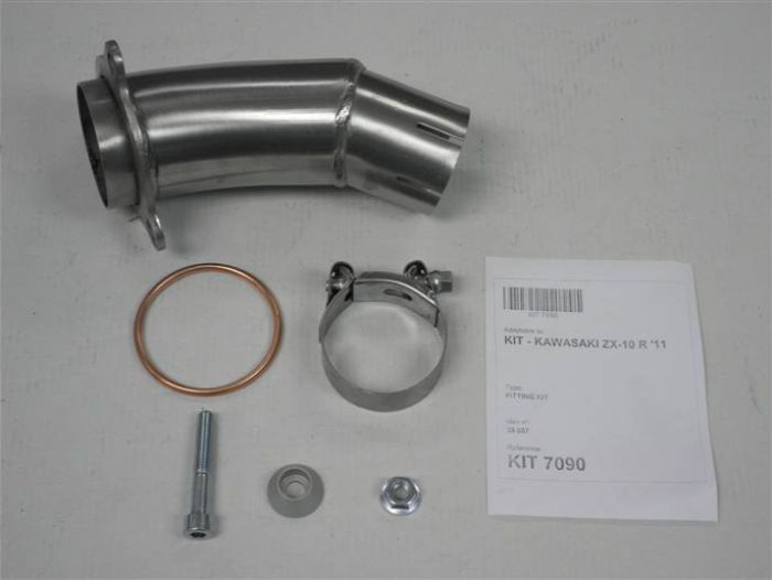 IXIL イクシル スリップオン マフラー XOVS ブラックHTペイント 393 mm 2.1 kg 1本 ZX10R