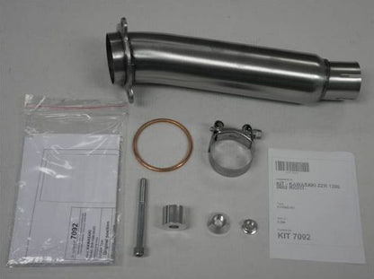 IXIL イクシル スリップオン 左右2本出し マフラー SOVS マット ポリッシュ 393 mm 2.1 kg 2本 ZZR1200