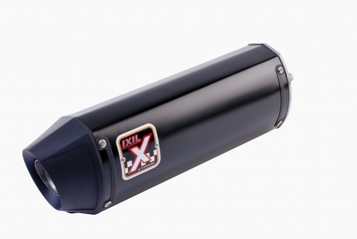 IXIL イクシル スリップオン マフラー XOVS ブラックHTペイント 393 mm 2.1 kg 1本 ZX10R