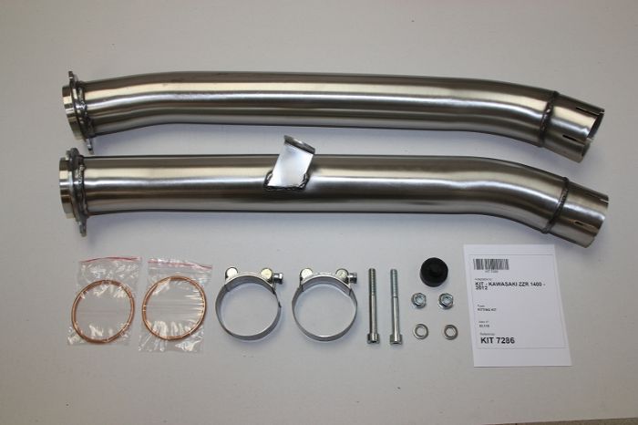 IXIL イクシル スリップオン 左右2本出し マフラー SOVE マット ポリッシュ 493 mm 3 kg 2本 ZZR1400