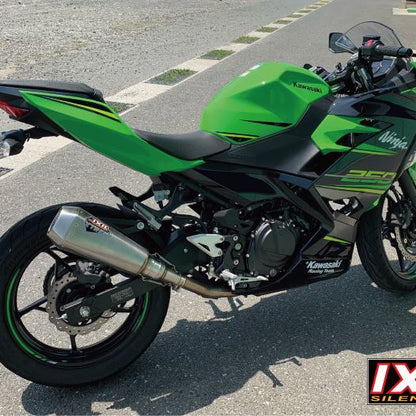 IXIL イクシル スリップオン マフラー RC1 マットポリッシュ 344 mm 1.6 kg 1本 NINJA 250