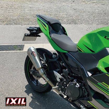 IXIL イクシル スリップオン マフラー RC1 マットポリッシュ 344 mm 1.6 kg 1本 NINJA 250