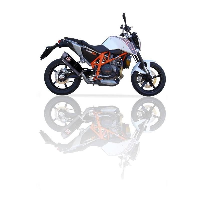 IXIL イクシル スリップオン マフラー XOVS ブラックHTペイント 393 mm 2.1 kg 1本 DUKE 690