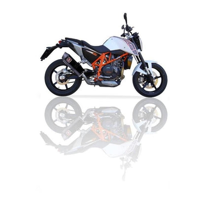 IXIL イクシル スリップオン マフラー XOVS ブラックHTペイント 393 mm 2.1 kg 1本 DUKE 690