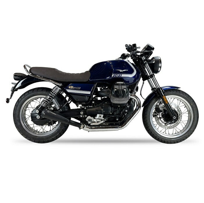 IRONHEAD アイアンヘッド スリップオン 左右2本出し マフラー OVC11SSB マットブラック 220 mm 1.2 kg 2本 V7