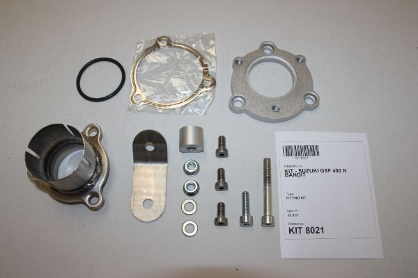 IXIL Ixil Slip-on Muffler VTI Titanium 393 mm 1.5 kg 1 pc GSF400N BANDIT
