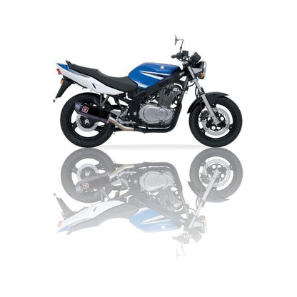 IXIL イクシル スリップオン マフラー XOVS ブラックHTペイント 393 mm 2.1 kg 1本 GS500F