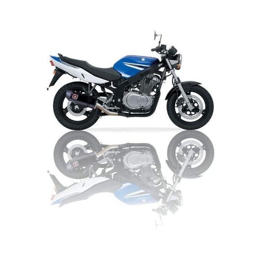 IXIL イクシル スリップオン マフラー XOVS ブラックHTペイント 393 mm 2.1 kg 1本 GS500F