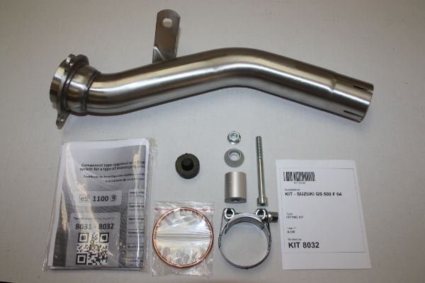 IXIL IXIL Slip-On Exhaust VTI Titanium 393 mm 1.5 kg 1 pc GS500F