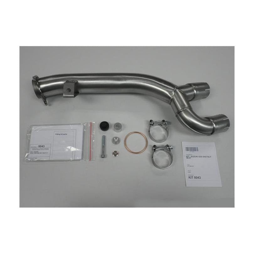 IXIL イクシル スリップオン マフラー XOVS ブラックHTペイント 393 mm 2.1 kg 1本 GSX600F/GSX750F