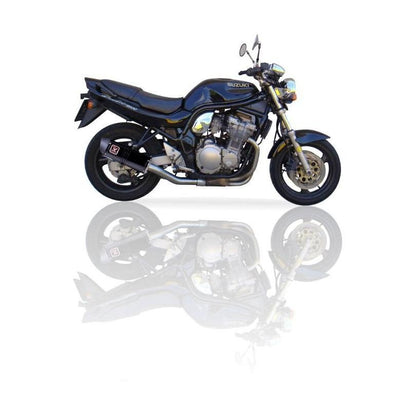 IXIL イクシル スリップオン マフラー XOVS ブラックHTペイント 393 mm 2.1 kg 1本 GSF600N BANDIT