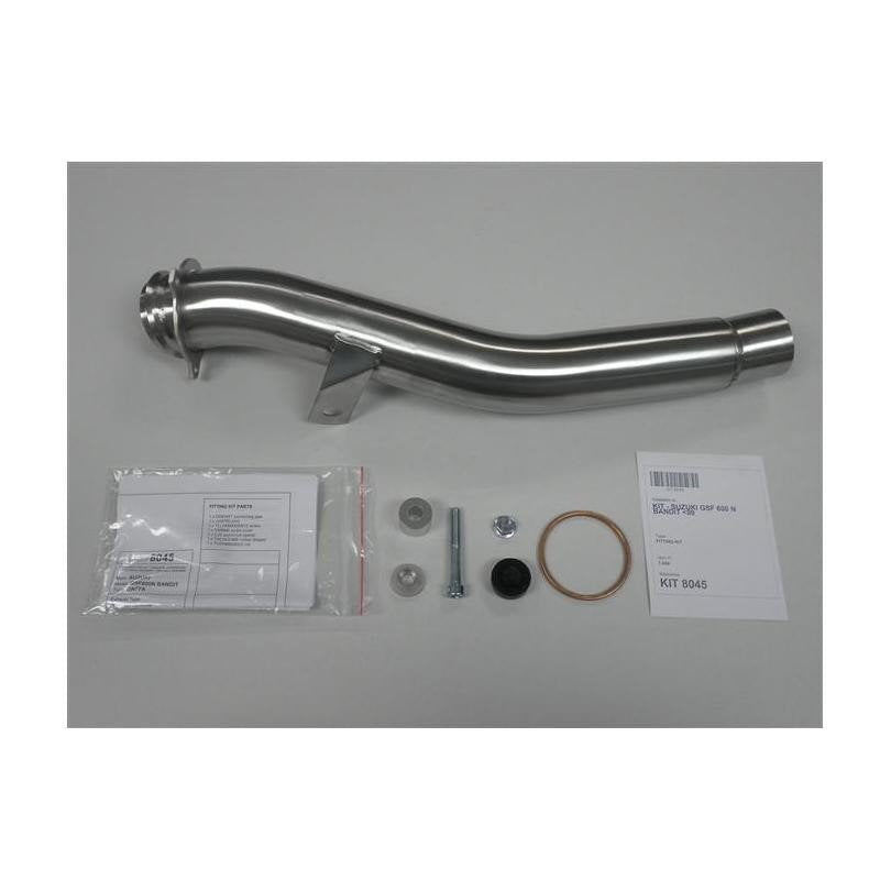 IXIL イクシル スリップオン マフラー XOVS ブラックHTペイント 393 mm 2.1 kg 1本 GSF600N BANDIT