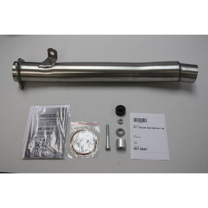 IXIL イクシル スリップオン マフラー SOVE マット ポリッシュ 493 mm 3 kg 1本 GSX600F GSX750F