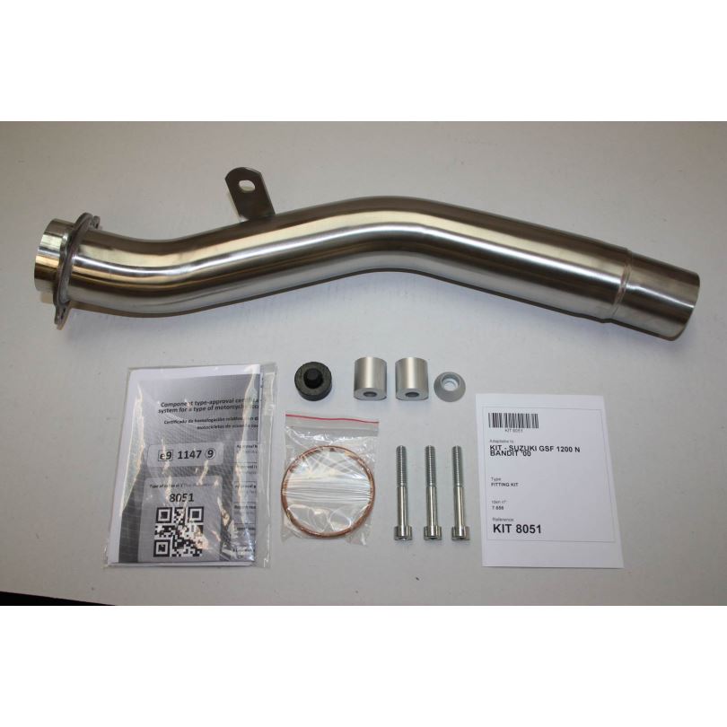IXIL Ixil Slip-on Muffler SOVE Matte Polished 493 mm 3 kg 1 pc. GSF600N