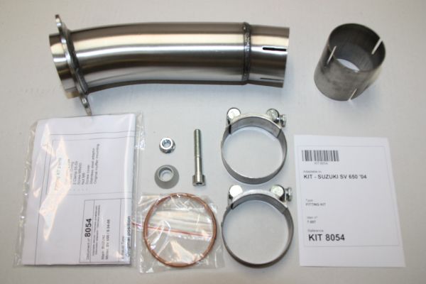IXIL イクシル スリップオン マフラー SOVS マットポリッシュ 393 mm 2.1 kg 1本 SV650/S