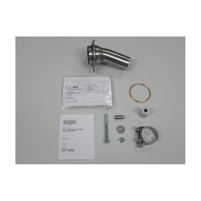 IXIL イクシル スリップオン マフラー XOVS ブラックHTペイント 393 mm 2.1 kg 1本 SFV650 GLADIUS