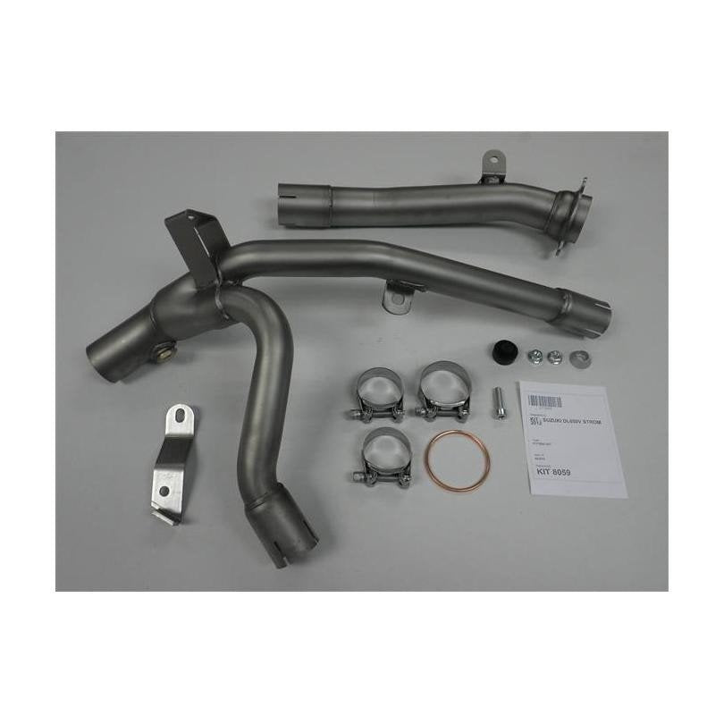 IXIL イクシル スリップオン マフラー XOVS ブラックHTペイント 393 mm 2.1 kg 1本 V-STROM650