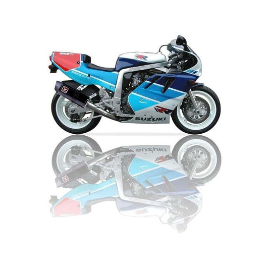 IXIL イクシル スリップオン マフラー XOVS ブラックHTペイント 393 mm 2.1 kg 1本 GSX750R