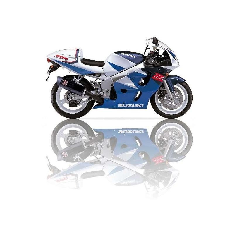 IXIL イクシル スリップオン マフラー XOVS ブラックHTペイント 393 mm 2.1 kg 1本 GSX600R/GSX750R