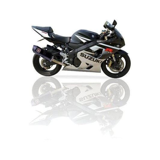 IXIL イクシル スリップオン マフラー XOVS ブラックHTペイント 393 mm 2.1 kg 1本 GSX600R/GSX750R