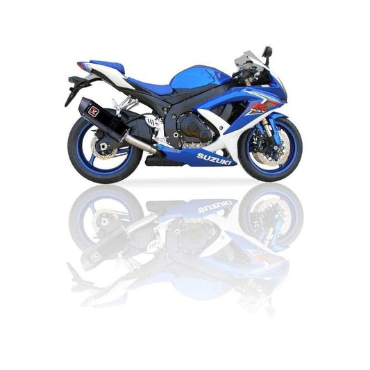 IXIL イクシル スリップオン マフラー XOVS ブラックHTペイント 393 mm 2.1 kg 1本 GSX600R