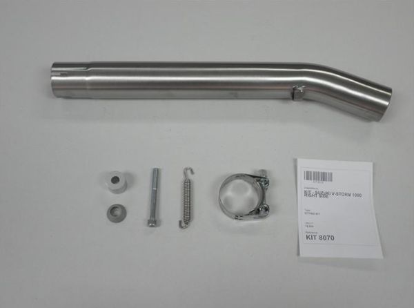 IXIL イクシル スリップオン 左右2本出し マフラー SOVE マットポリッシュ 493 mm 3 kg 2本 DL1000 V-STROM