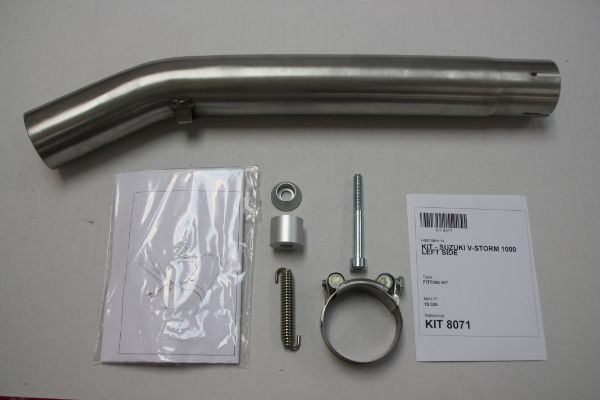 IXIL Ixil Slip-on Exhaust System Twin silencers VTI Titanium 393 mm 1.5 kg per silencer DL1000 V-STROM