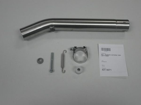 IXIL イクシル スリップオン 左右2本出し マフラー XOVC ブラックHTペイント 393 mm 2.1 kg 2本 DL1000 V-STROM