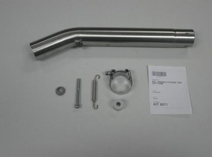 IXIL イクシル スリップオン 左右2本出し マフラー XOVC ブラックHTペイント 393 mm 2.1 kg 2本 DL1000 V-STROM