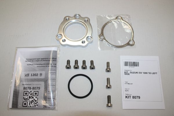 IXIL イクシル スリップオン 左右2本出し マフラー VTI チタニウム 393 mm 1.5 kg 2本 SV1000S/N