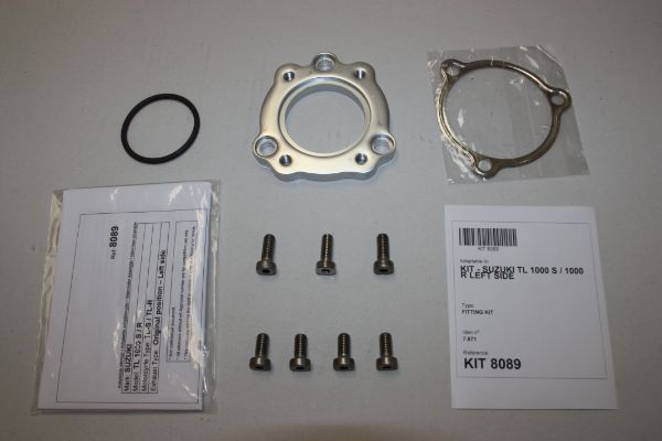 IXIL イクシル スリップオン 左右2本出し マフラー VTI チタニウム 393 mm 1.5 kg 2本 TL1000S