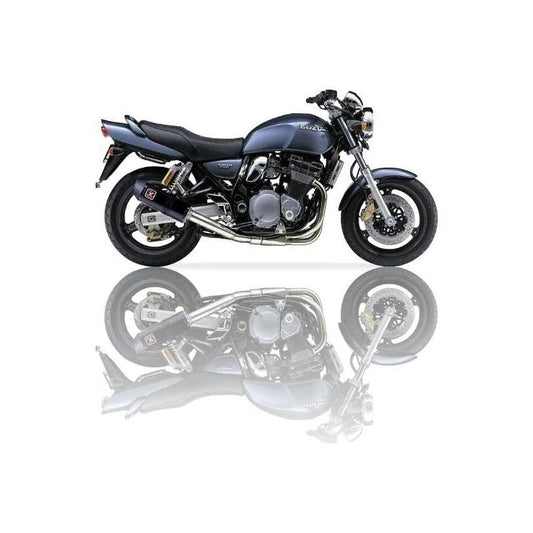 IXIL イクシル スリップオン マフラー XOVS ブラックHTペイント 393 mm 2.1 kg 1本 GSX1200 INAZUMA