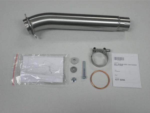 IXIL イクシル スリップオン 左右2本出し マフラー SOVS マットポリッシュ 393 mm 2.1 kg 2本 GSX1400 NAKED