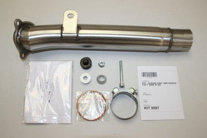 IXIL イクシル スリップオン 左右2本出し マフラー VTI チタニウム 393 mm 1.5 kg 2本 GSX1400 NAKED