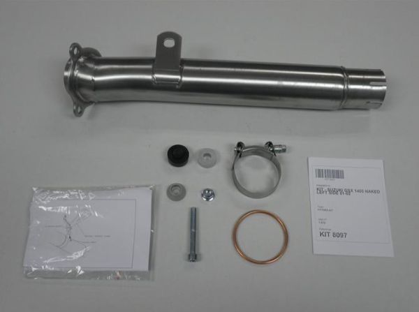 IXIL イクシル スリップオン 左右2本出し マフラー XOVS ブラックHTペイント 393 mm 2.1 kg 2本 GSX1400 NAKED