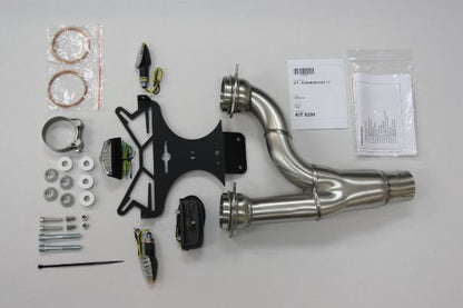 IXIL Ixil Slip-On Twin Exhaust SOVS Matte Polished 393 mm 2.1 kg Twin for B-KING 1340