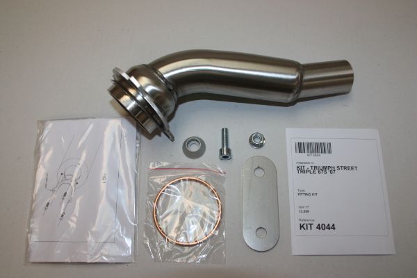 IXIL イクシル スリップオン 左右2本出し マフラー VTI チタニウム 393 mm 1.5 kg 2本 STREET TRIPLE 675