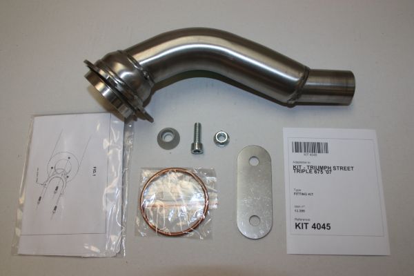 IXIL イクシル スリップオン 左右2本出し マフラー VTI チタニウム 393 mm 1.5 kg 2本 STREET TRIPLE 675