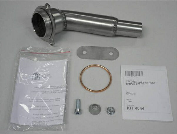 IXIL イクシル スリップオン 左右2本出し マフラー XOVS ブラックHTペイント 413 mm 3 kg 2本 STREET TRIPLE 675