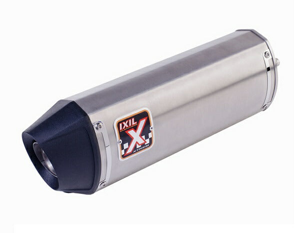 IXIL イクシル スリップオン 左右2本出し マフラー SOVS マットポリッシュ 393 mm 2.1 kg 2本 TRIDENT 750/900. SPRINT/TROPHY/DAYTONA T357