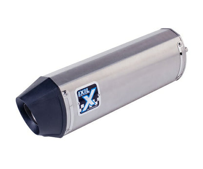 IXIL イクシル スリップオン 左右2本出し マフラー SOVE マットポリッシュ 493 mm 3 kg 2本 TRIDENT 750/900. SPRINT/TROPHY/DAYTONA T357