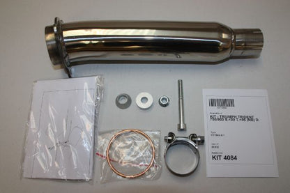 IXIL イクシル スリップオン 左右2本出し マフラー VTI チタニウム 393 mm 1.5 kg 2本 TRIDENT 750/900. SPRINT/TROPHY/DAYTONA T357