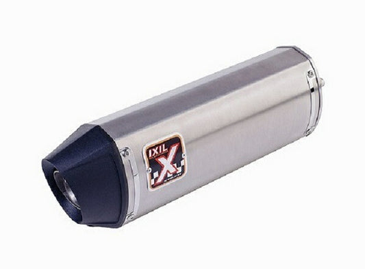 IXIL イクシル スリップオン 左右2本出し マフラー SOVS マットポリッシュ 393 mm 2.1 kg 2本 ST1050 SPEED TRIPLE