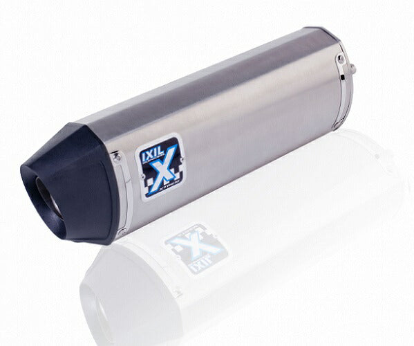 IXIL イクシル スリップオン 左右2本出し マフラー SOVE マットポリッシュ 493 mm 3 kg 2本 ST1050 SPEED TRIPLE