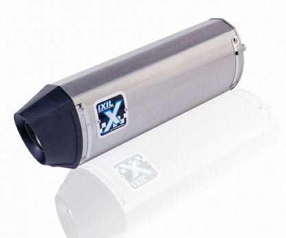 IXIL イクシル スリップオン 左右2本出し マフラー SOVE マットポリッシュ 493 mm 3 kg 2本 ST1050 SPEED TRIPLE