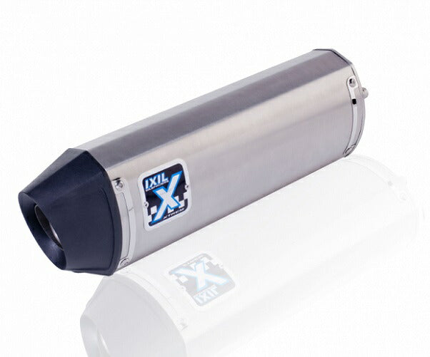 IXIL イクシル スリップオン 左右2本出し マフラー SOVE マットポリッシュ 493 mm 3 kg 2本 ST1050 SPEED TRIPLE