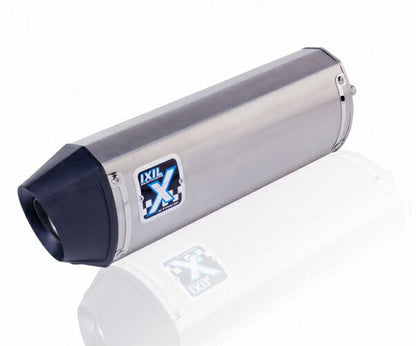 IXIL イクシル スリップオン 左右2本出し マフラー SOVE マットポリッシュ 493 mm 3 kg 2本 ST1050 SPEED TRIPLE